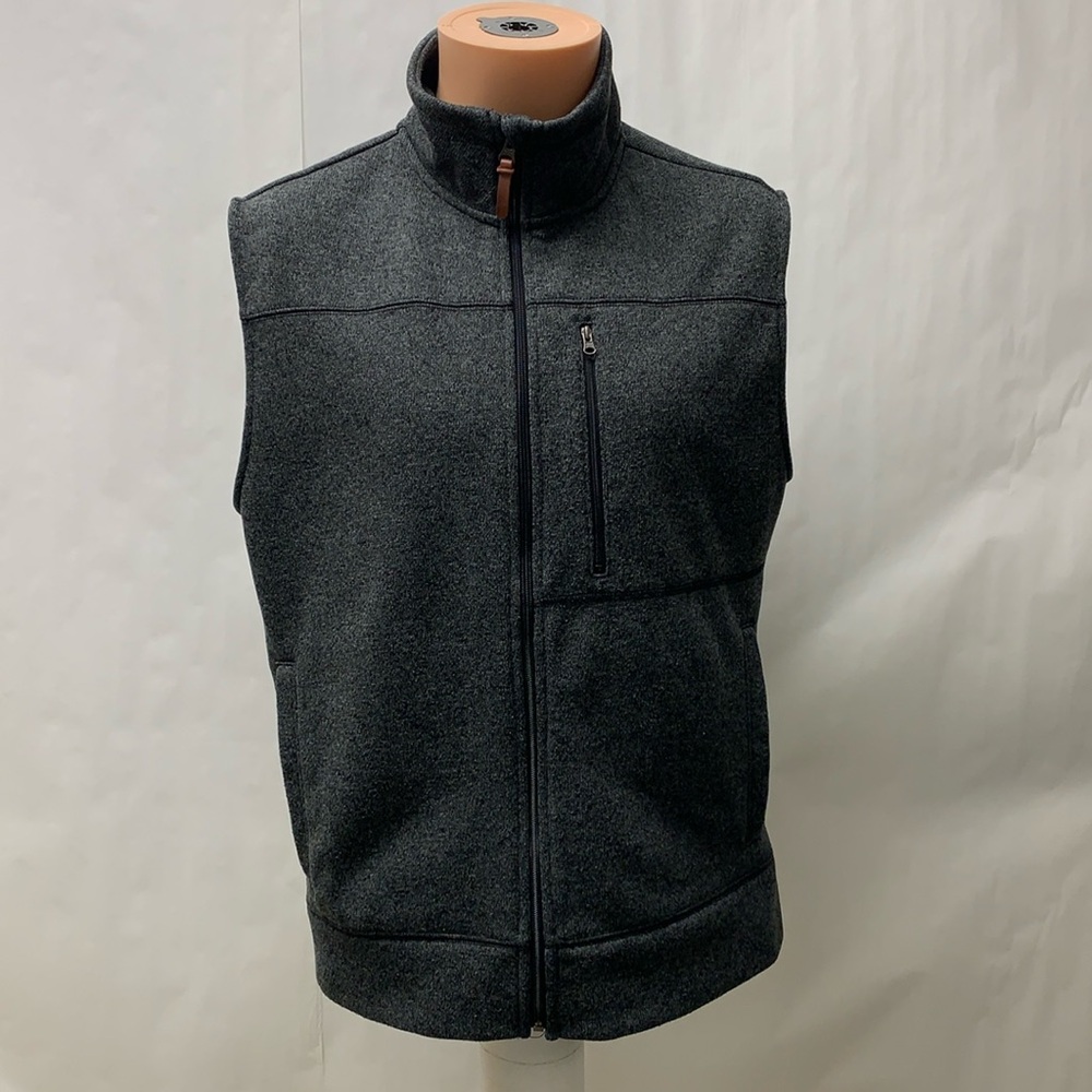 Good fellow Men’s Fleece Vest zip  size large